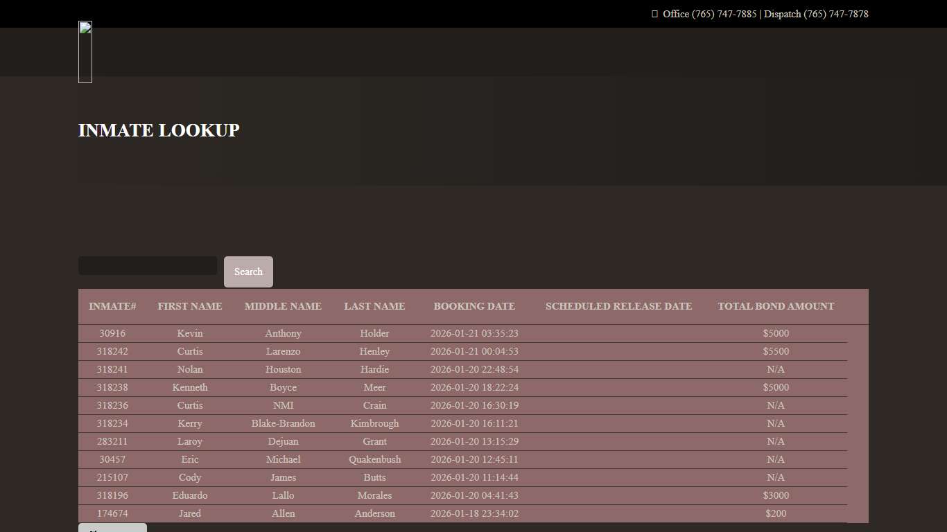 Inmate Lookup - Delaware County Sheriff